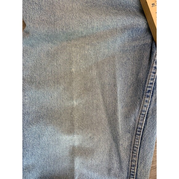 TOMMY HILFIGER  URBAN Y2K LOOSE WORN FADED DENIM JEANS MENS Size 34X32 in LIGHT - Picture 11 of 16